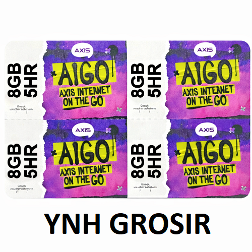 Voucher Axis 8GB + LOKAL 5HR