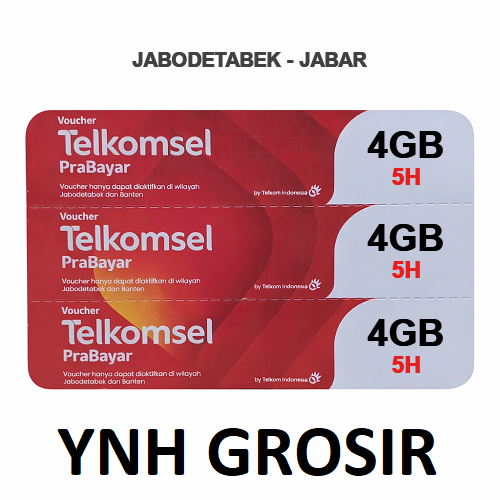 VOUCHER TELKOMSEL 4GB 5HR JABODETABEK - JABAR
